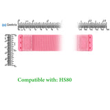 Geekria Flex Fabric Headband Pad Compatible with Corsair HS80 RGB, HS80 MAX, Headphones Replacement Band, Repair Part (Pink)