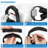 Geekria Headband Pad Compatible with Bose QuietComfort 35 ii Gaming, QC35, QC45, QC SE Headphones Replacement Band, Repair Part ( Sandstone Color )