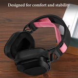 Geekria Flex Fabric Headband Pad Compatible with Corsair HS80 RGB, HS80 MAX, Headphones Replacement Band, Repair Part (Pink)