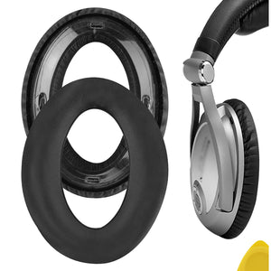 Geekria QuickFit Replacement Ear Pads for Sennheiser PXC450, PXC350, PC350, HME95, HMEC250 Headphones Ear Cushions, Headset Earpads, Ear Cups Cover Repair Parts (Black)