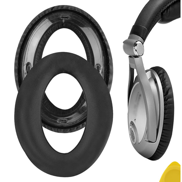 Geekria QuickFit Replacement Ear Pads for Sennheiser PXC450, PXC350, PC350, HME95, HMEC250 Headphones Ear Cushions, Headset Earpads, Ear Cups Cover Repair Parts (Black)