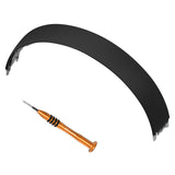 Geekria Plastic Headband Pad Compatible with Beats Solo 4 Headphones, Replacement Band Repair Part (Black)