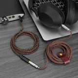 Geekria Apollo 6NOCC 4.4mm Balanced Cable Single Crystal Copper Upgrade Extension cord, 4.4mm Male to Female Replacement Cord for HiFi Headset (9.8ft / 3m)