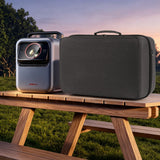 Geekria Hard Shell Travel Case Compatible with Nebula X1, Outdoor 4K Laser Projector Carrying Bag (Dark Grey)