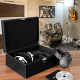 Geekria Elite Box Compatible with Sennheiser HD820, HD800, HiFiMAN Ananda, Fostex TH900, JVC HA-SZ2000, High-Grade Large Headset Storage Case for Organize and Display Two Valuable Headphones