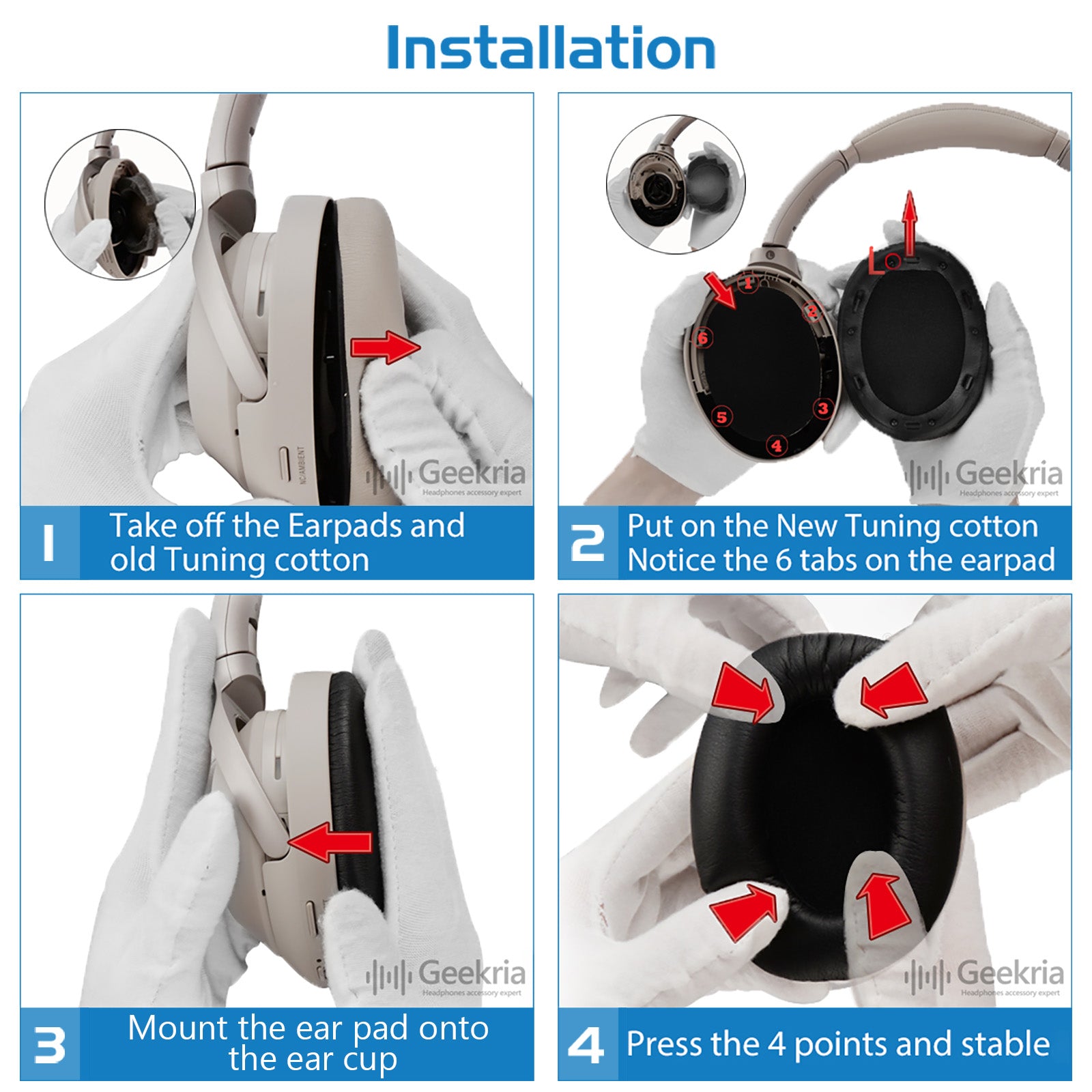 Sony WH-1000XM3 Earcup Cushion Replacement - iFixit Repair Guide