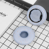 Geekria QuickFit Replacement Ear Pads for Sony WH-H810 Wireless Headphones Ear Cushions, Headset Earpads, Ear Cups Cover Repair Parts ( Crystal Blue )
