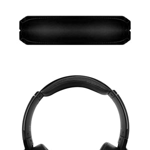 Geekria Protein Leather Headband Pad Compatible with SONY MDR-XB950BT MDR-XB950N1 MDR-XB950B1 MDR-XB950/H, Headphones Replacement Band, Headset Head Cushion Cover Repair Part (Black)