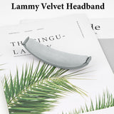 Geekria Lammy Velvet Headband Pad Compatible with Bose QuietComfort 35II Gaming, QC35II/ QC35/ QC45/ QC SE Headphones, Replacement Band Repair Part (Grey)