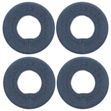 Geekria 2 Pairs Knit Headphones Ear Covers - Product Safety Certified - Washable & Stretchable Sanitary Earcup Protectors for Over-Ear Headsets, Sweat Pads for Gym, Gaming (Size M / Blue)