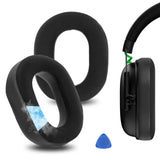 Geekria Sport Cooling-Gel Replacement Ear Pads for Razer BlackShark V3 Wireless/ V3X (Do Not Fit V3 Pro) Headphones Ear Cushions, Repair Parts (Black)