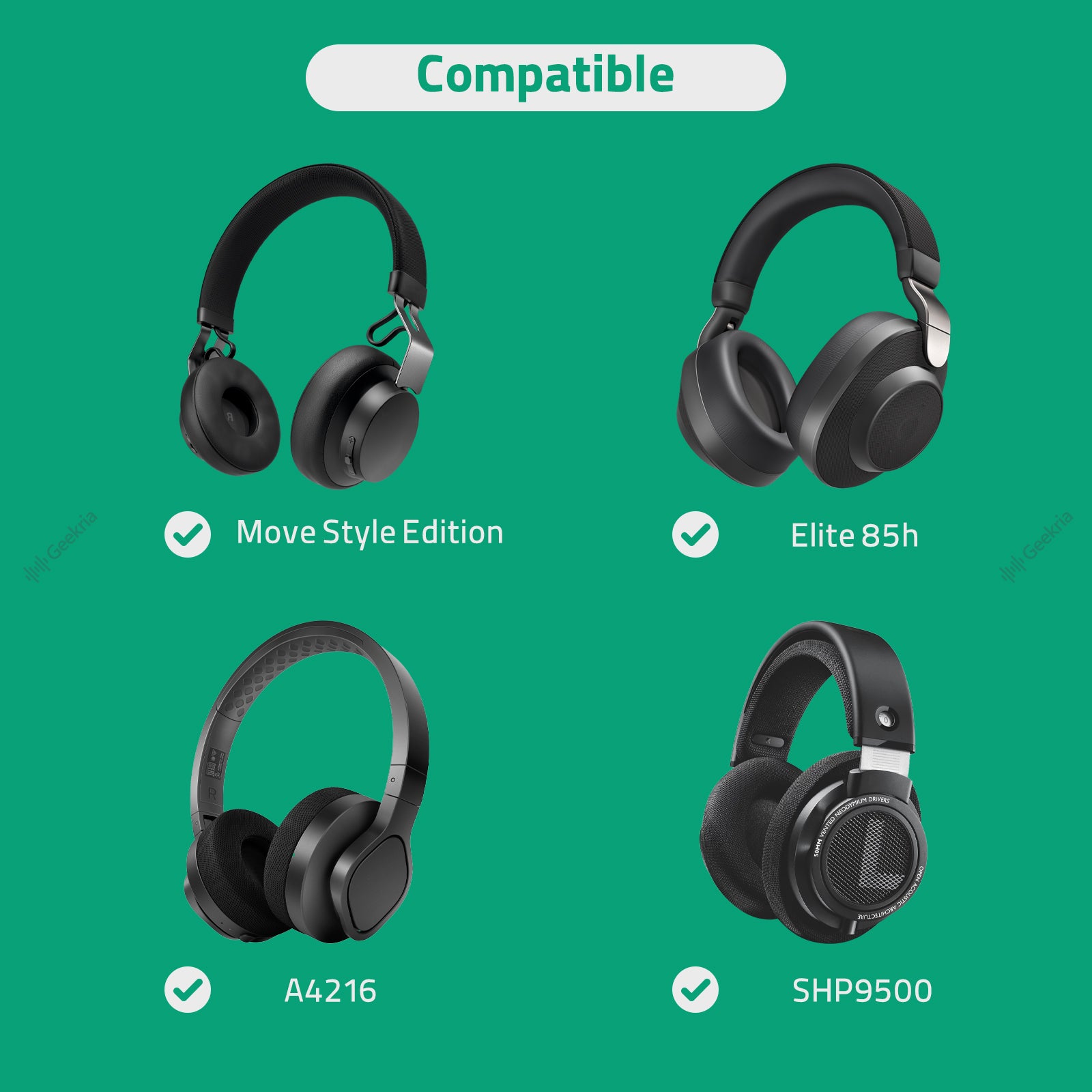 GEEKRIA Cavo Audio Da 3,5 Mm A 3,5 Mm, 1,2 M, Sostitutivo Per Jabra, Marshall, Philips, Bang & Olufsen E Beyerdynamic - 4