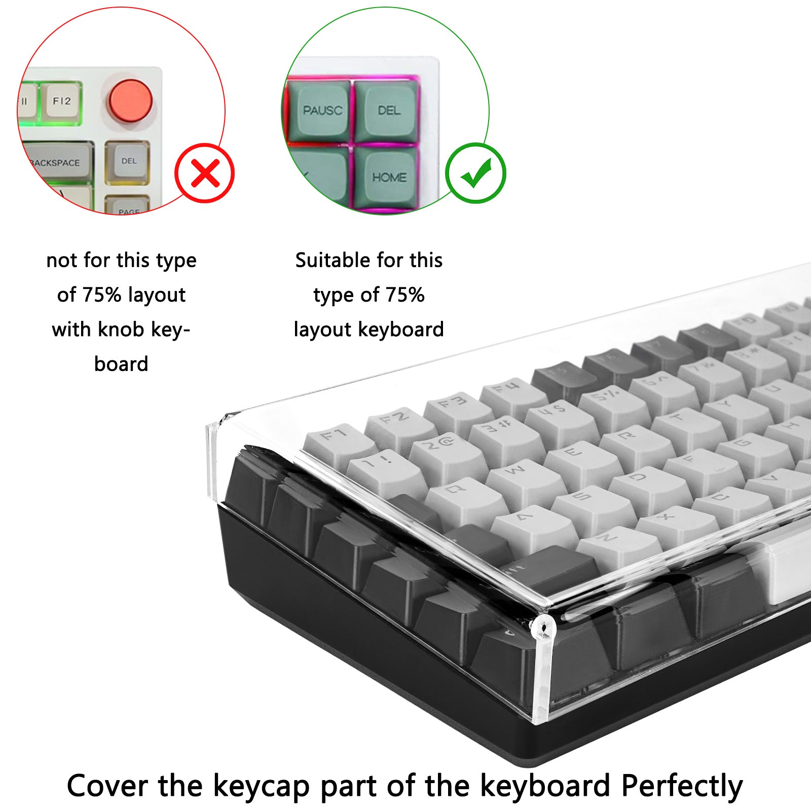 Geekria Keyboard Dust Cover, Compatible with Logitech MX Mechanical Mi