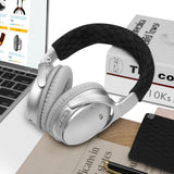 Geekria Knit Fabric Headband Cover Compatible with Bose QC35 II, QC25, QC15, QC2 Headphones, Head Cushion Replacement Repair Part, Easy DIY Installation (Black)