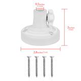 Geekria for Creators Microphone Table Flange Mount Adapter, Metal Table Mount Clamp with Adjustable Interface Aperture Compatible with TONOR T20, Aokeo AK-35, InnoGear Microphone Arm (White)