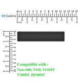 Geekria Protein Leather Headband Pad Compatible with JBL Tune 660/ 600/ 510BT, T450, T450BT, T500BT, JR300BT Headphones, Replacement Band Repair Part (Black)