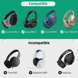 Geekria Shield Headphones Case Compatible with JBL Tour ONE M3, Skullcandy Crusher ANC 2, Hesh ANC and More, Replacement Hard Shell Travel Carrying Bag with Cable Storage (Dark Grey)