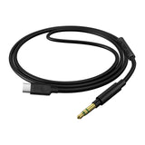Geekria USB-C Digital to Audio Cable with Mic Compatible with Sony WH-10000XM5 1000XM4 1000XM3 XB910N Cable, Replacement Type-C Audio Cord with Inline Microphone and Volume Control (4 ft / 1.2 m)