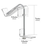 Geekria Acrylic Center Screen / Mid Webcam Stand, Place Webcam Anywhere on Monitor, Laptop Screen, Compatible with Logitech MX Brio, C920x, C922, C930 Webcams (Transparent)