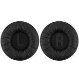 Geekria QuickFit Leatherette Replacement Ear Pads Compatible with JBL JR300, JR300BT, T450BT, T500BT, Tune 500, Tune 500BT, Tune 510BT, Tune 520 Headphones, Ear Cushions (Black)