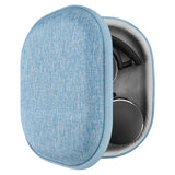 Geekria Shield Headphones Case Compatible with Skullcandy, AKG, EDIFIER, Hard Shell Travel Carrying Bag with Cable Storage (Blue)