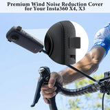 Geekria for Creators Microphone Wind Muff Compatible with Insta360 X4, X3 Action Camera, Premium Wind Noise Reduction Cove, Mic Windscreen Foam (Per Box 6 Pcs)