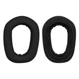 Geekria Comfort Mesh Fabric Replacement Ear Pads for Logitech G435 G335 Headphones Ear Cushions, Headset Earpads, Ear Cups Cover Repair Parts (Black)