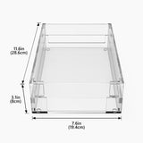 Geekria Audio Sampler Acrylic Protective Case / Dust cover, Compatible with Roland SP-404MKII, Magnetic Opening and Closing Design (transparent)