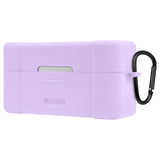 Geekria for Creators Microphone Case Cover Compatible with DJI Mic 2 Charging Case, Mic Silicone Protective Case Skin, Soft Microphone Travel Charging Case Sleeve (Purple)
