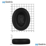 Geekria QuickFit Replacement Ear Pads Compatible with Anker Soundcore Life 2 (Not fit Life 2 Neo), Life Q20, Q20+, Q20I, Q20BT Headphones, Repair Parts (Black)