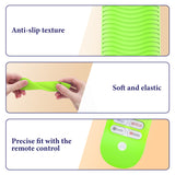 Geekria Glow in Dark Green Silicone Protective Remote Case for PS5, Shock-Absorption Washable, Ergonomic Design Full Body Protector Skin for PS5 Remote Control
