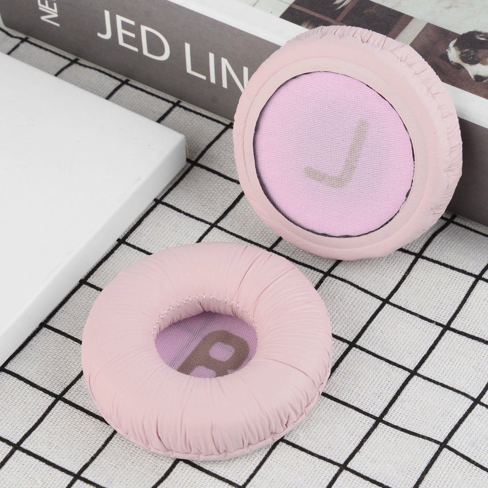 Geekria NOVA Leatherette Replacement Ear Pads Compatible with JBL JR 3