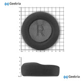 Geekria Comfort Mesh Fabric Replacement Ear Pads Compatible with Corsair Virtuoso MAX/ Virtuoso PRO Wireless Headphones Ear Cushions, Repair Parts (Titanium)