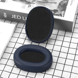 Geekria QuickFit Replacement Ear Pads for Jabra Elite 85H Headphones Ear Cushions, Headset Earpads, Ear Cups Cover Repair Parts (Navy Blue)