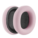 Geekria NOVA Mesh Fabric Replacement Ear Pads for Audio-Technica M50X, M50XBT, M50XBT2, M60X, M50, M40X, M30, M20, M10 Headphones Ear Cushions, Headset Earpads, Ear Cups Repair Parts (Pink)