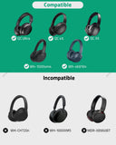 Geekria NOVA Headphones Puffy Pouch Compatible with JBL Tour One M3, Sennheiser PXC 550-II, Bose QC Ultra II, Soft Shell Replacement Protective Travel Carrying Bag with Cable Storage (Blue)