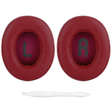 Geekria QuickFit Replacement Ear Pads Compatible with JBL Tune 700BT, 750BTNC, 710BT, 720BT, 760NC, 770NC Wireless Over-Ear Headphones, Ear Cushions (Red)