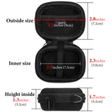 Geekria Shield Earbuds Case Compatible with Sony WF-1000XM6, XM4, WF-C700N, Replacement Hard Shell Travel Carrying Bag (Black)