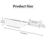 Geekria Monitor Headphone Holder for Gaming Desk Setup, No-Drill Acrylic Adhesive Headphone Hook, Space Saving Screen Mount for Curved & Flat Monitors, Clear