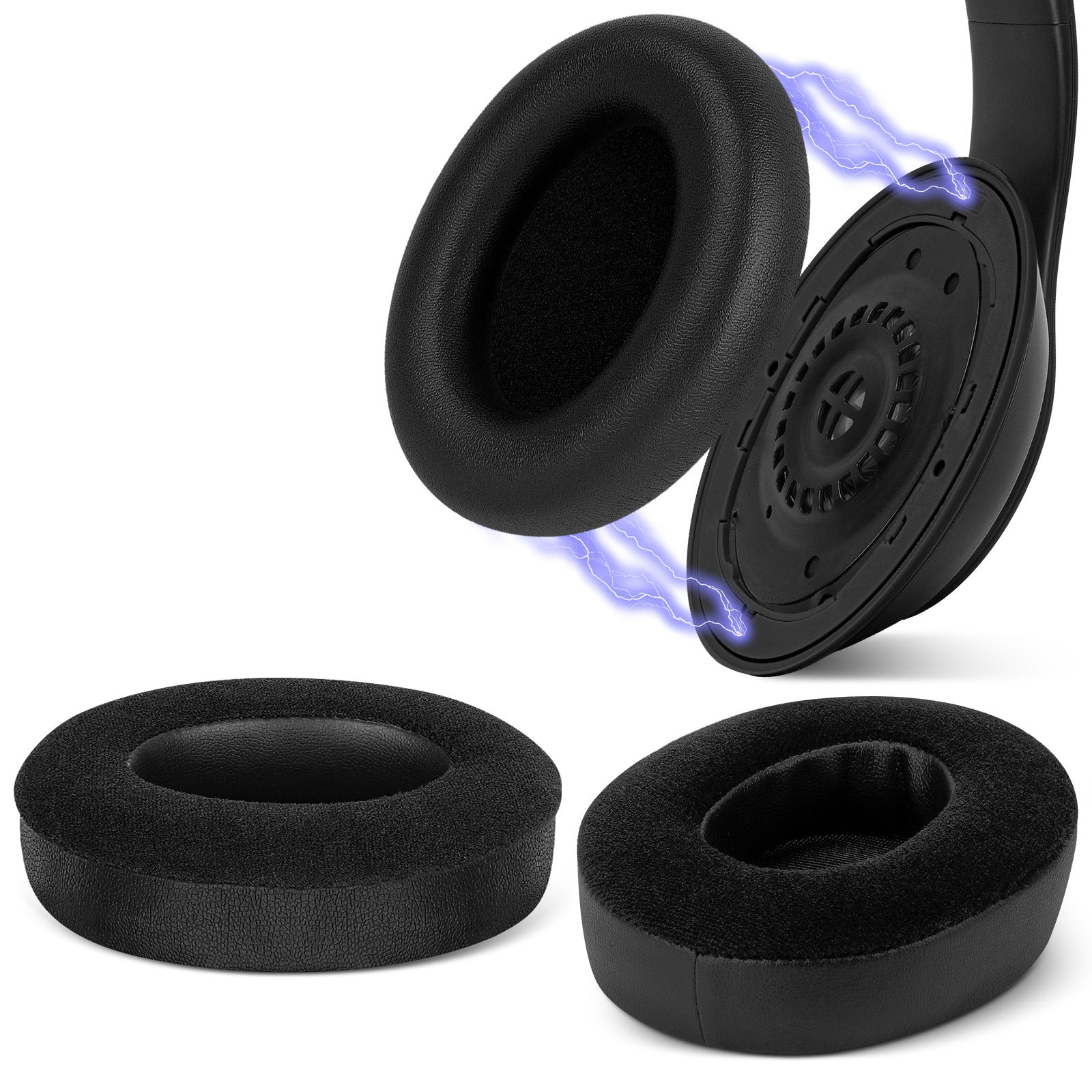 Geekria SNAP Ear Pads Replacement Kit for Beats Studio Pro Headphones,