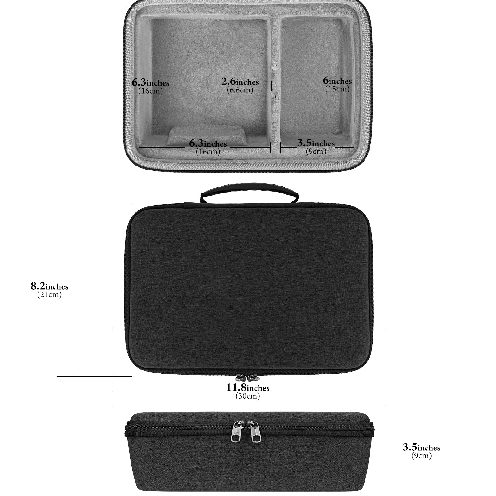 Geekria Audio Interface Carrying Case, Compatible with Universal Audio