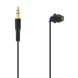 Geekria Sleep Earbuds for Side Sleepers, Wired Stereo to Mono In-Ear Single Earbud, Ultra Soft Lightweight Silicone One Ear Headphone, 3.5mm Headphone Jack Compatible with Android (Black)