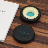 Geekria QuickFit Replacement Ear Pads for JLab Go Work/ Work Gen 2 Wireless Headphones Ear Cushions, Repair Parts (Black)