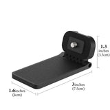 Geekria Magnetic Mount Stand Compatible with Insta360 X5, X4 Air, X4, X3 Action Camera, Desktop Stabilizer Mounts, Adjustable Handle, Suitable for Desk, Outdoor, Car Shoot (Black)