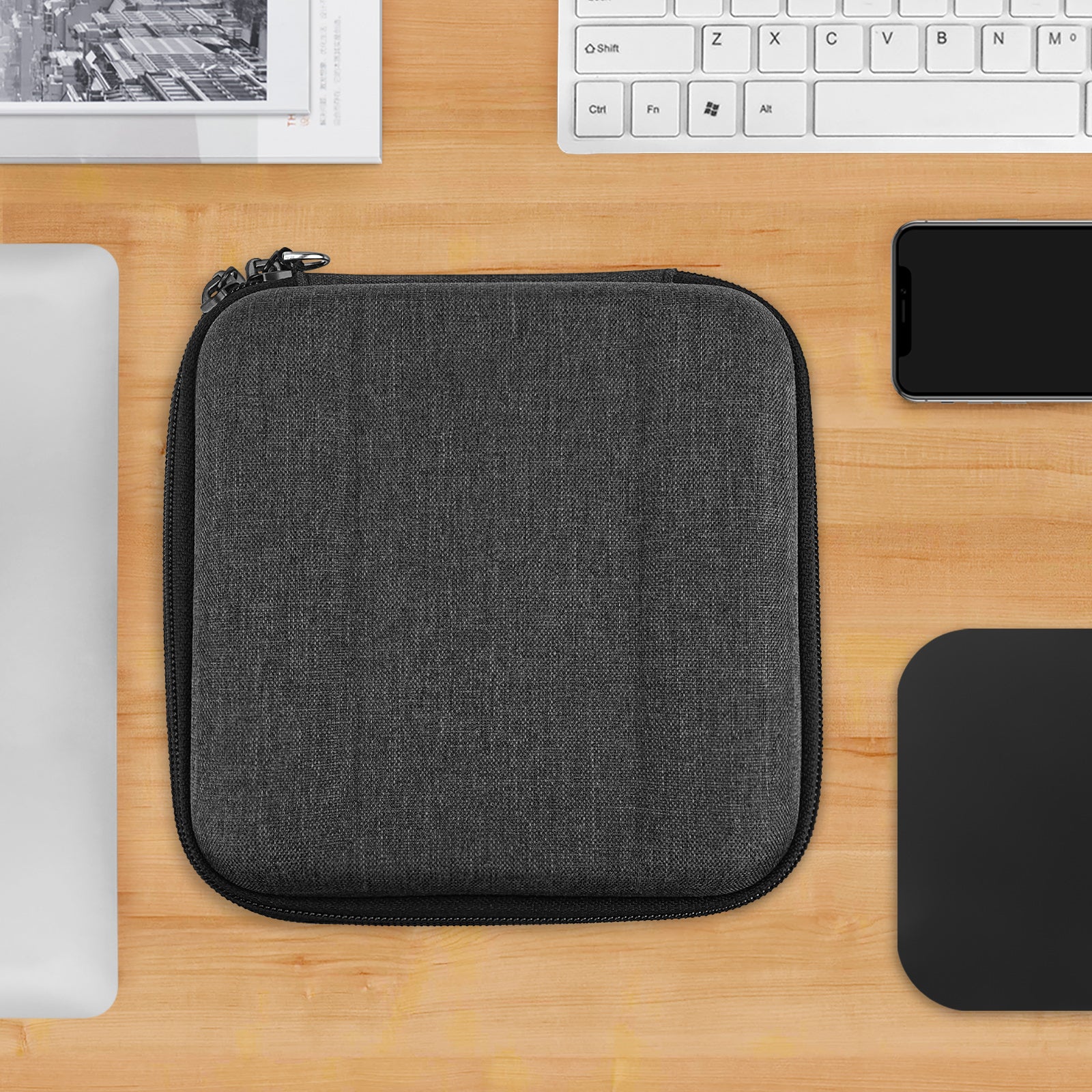 Support Tv Compatible Avec Apple Tv 4K 3Ème Génération 2022, Support Mural Avec Coque De Protection En Silicone Noir, Compati[J425] - TV Son Photo
