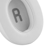 Geekria QuickFit Replacement Ear Pads for JBL Tune 700BT, Tune 750BTNC, Tune 710BT, Tune 720BT, Tune 760NC, Tune 770NC Wireless Over-Ear Headphones Ear Cushions, Ear Cups Cover Repair Part (White)