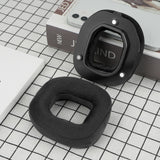 Geekria Comfort Velour Replacement Ear Pads for Logitech Astro A50 Gen 3 Headphones Ear Cushions, Repair Parts (Black)