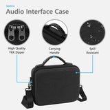 Geekria Hard Shell Travel Case Compatible with Zoom PodTrak P4next, Audio Mixer Carrying Bag (Dark Gray)