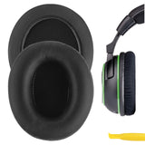 Geekria QuickFit Replacement Ear Pads for Turtle Beach Ear Force Stealth 520 500X Call of Duty Black Ops II KILO Tango Ghosts Gaming Headphones Ear Cushions, Ear Cups Cover Repair Parts (Black)