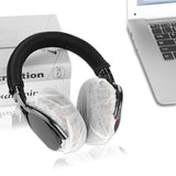 Geekria 500 Pairs Disposable Headphone Covers Compatible with Over-Ear and MRI Headsets, Stretchable Sanitary Ear Pads, Hygienic Earcup Cushion Protectors (M / White)